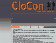 Tablet Screenshot of clocon.de